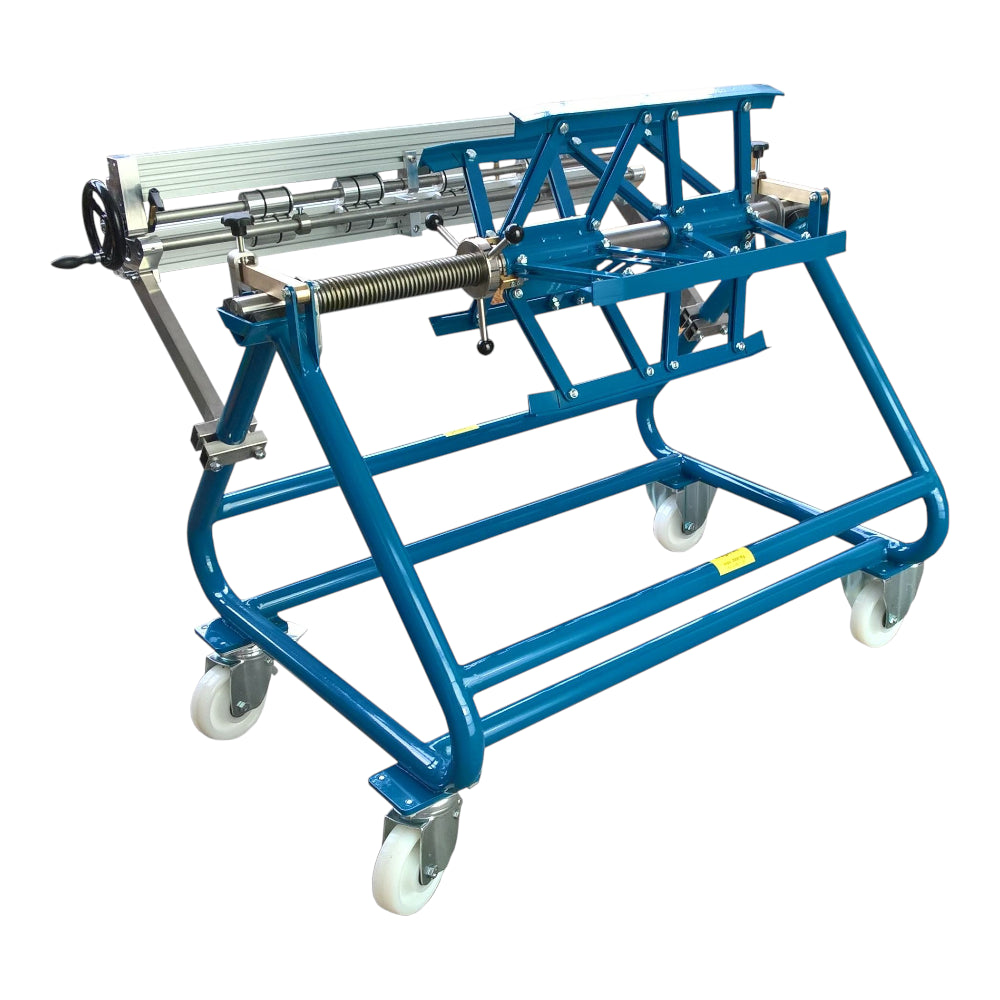 DRÄCO - Mobile coil trolley with unwinding and cross-cutting device K1-CW series