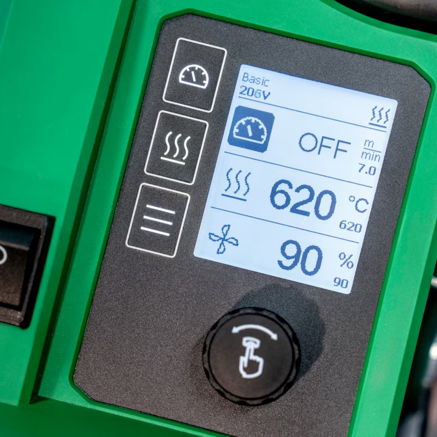 LEISTER UNIPLAN 510 30mm | Schweißautomat für Planen, Banner, Textilien Temperaturanzeige