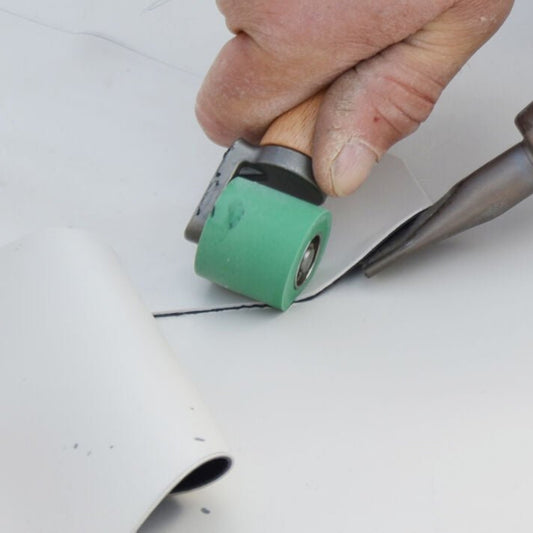 Leister Andrückrolle Anwendung