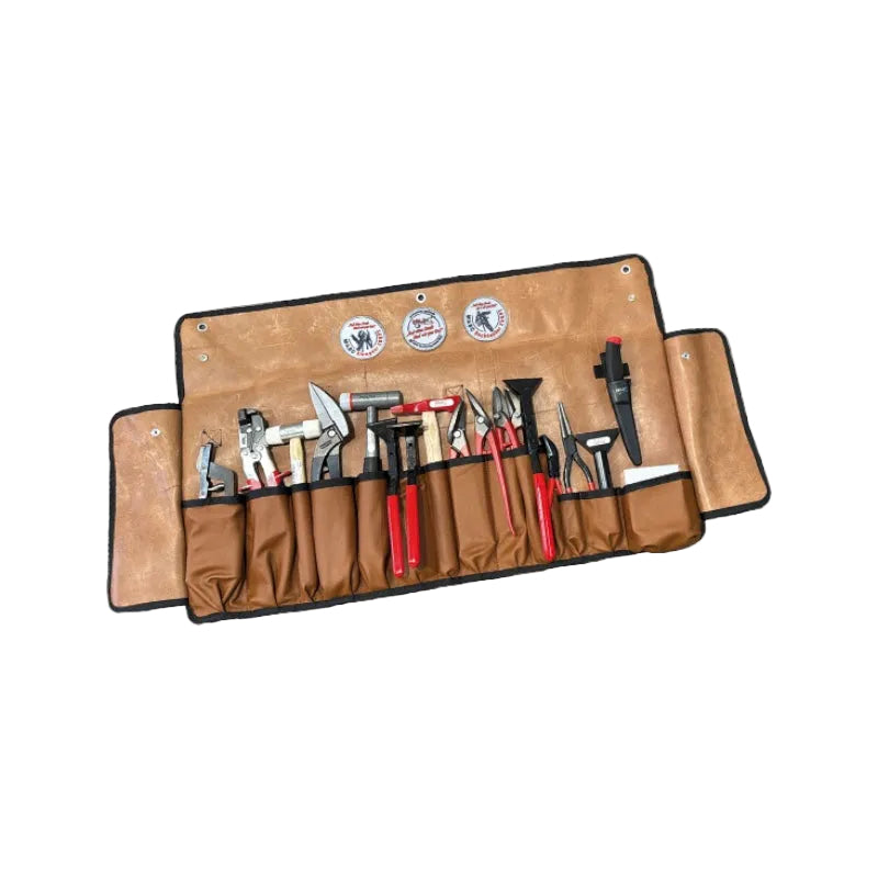 MASC Werkzeugset mit Lederrolltasche