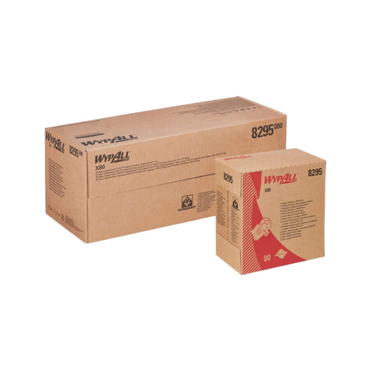 WypAll® X80 Wischtücher – extra reißfest, HYDROKNIT™, stahlblau (Rolle oder Zupfbox)