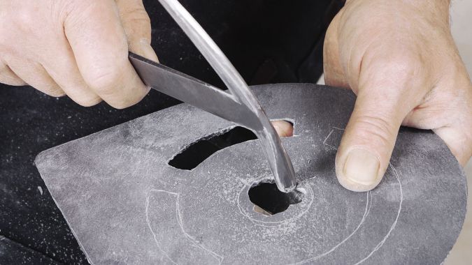 Freund - SCHIEFERHAMMER UNIVERSO ORNAMENT, RECHTS ODER LINKS freund