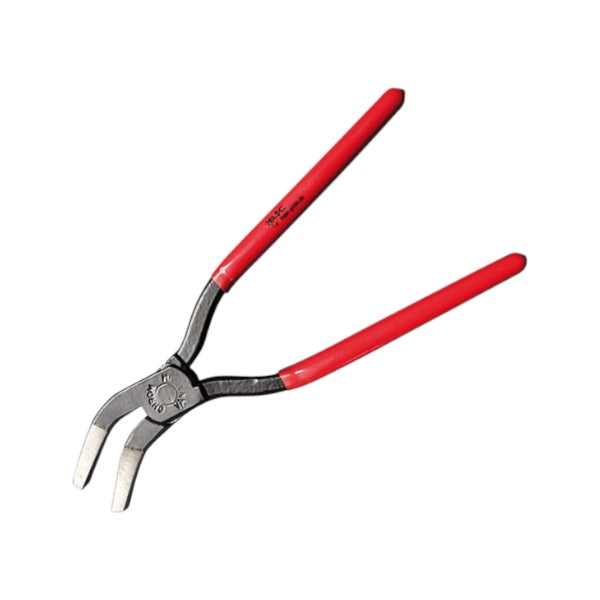 MASC - Flachzange 45° gebogen mit Riffelung, PVC - Griff - MASC/Stubai