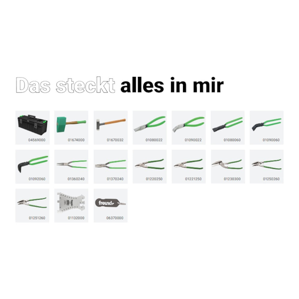 FREUND Job Starter Set 2024 – Plumber/Sheet Metal Worker | 20-piece