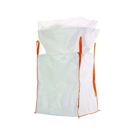 Big Bag 90 × 90 × 110 cm – unbeschichtet, SWL 1.000 kg, mit Schürze & geschlossenem Boden