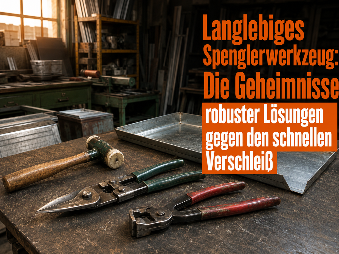 Langlebiges Spenglerwerkzeug - Werkzeugpflege mit verrostetem Werkzeug in der Werkstatt (Bild KI-generiert)