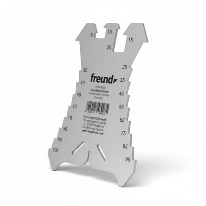 Freund - ANREISSSCHABLONE, GESCHWUNGENE FORM, METRISCH  freund   