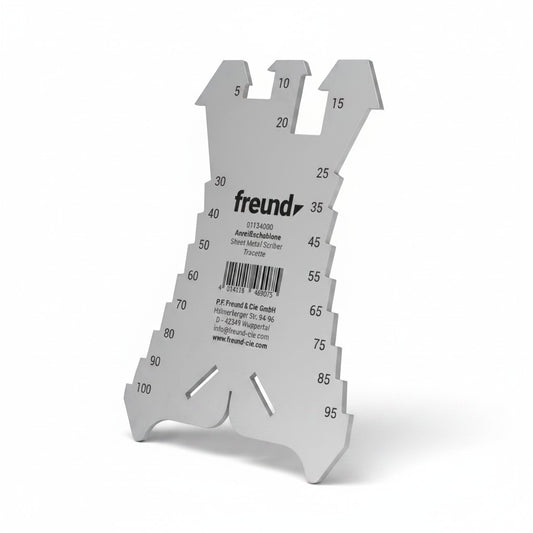 Freund - ANREISSSCHABLONE, GESCHWUNGENE FORM, METRISCH  freund   