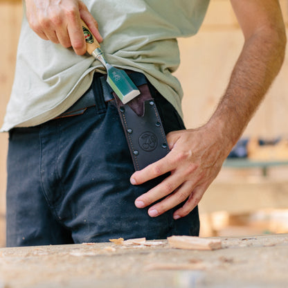 KIRSCHEN - Short Chisel with Leather Holster | Precision for Assembly & Detail Work