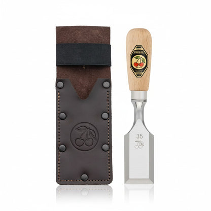 KIRSCHEN - Short Chisel with Leather Holster | Precision for Assembly & Detail Work