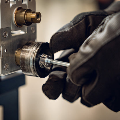 BUSCHMANN TOOLS - ACCUBEADER | Cordless Beading Machine for Pipes & Sheet Metal
