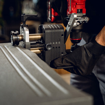 BUSCHMANN TOOLS - ACCUBEADER | Cordless Beading Machine for Pipes & Sheet Metal