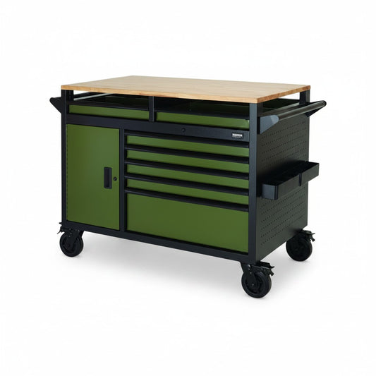 BUNKER Tool Trolley / Workbench 122 cm – Green