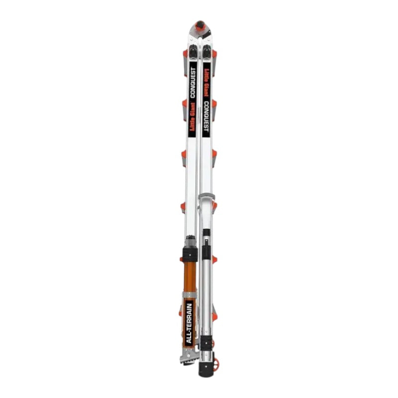 Little Giant® CONQUEST PRO – All-Terrain Telescopic Ladder with Safety Rails