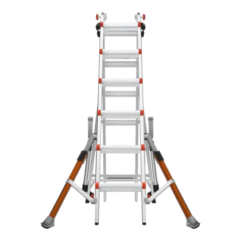 Little Giant® CONQUEST PRO – All-Terrain Telescopic Ladder with Safety Rails