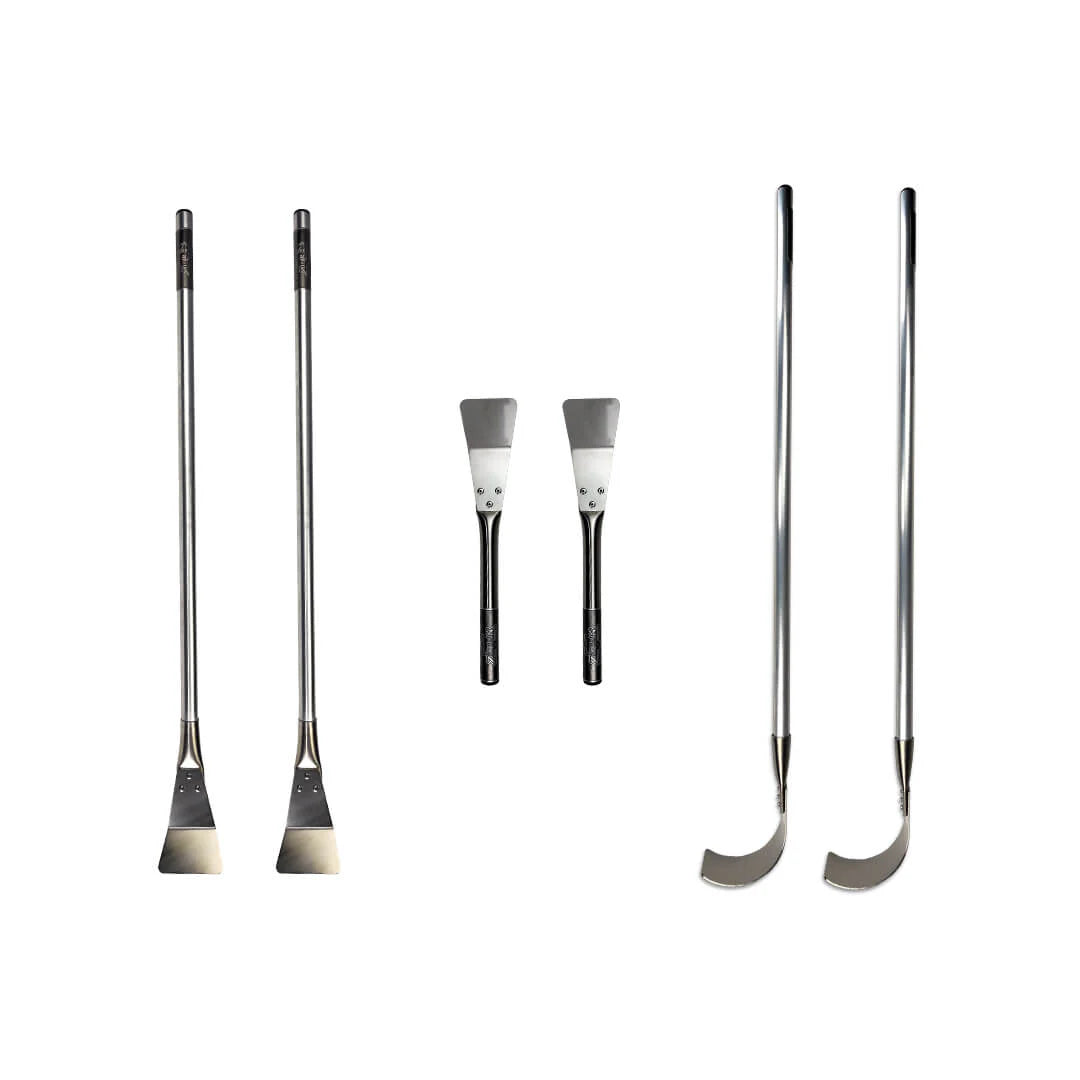 HAIDL - Kit Toiture Plate 1 | 2 x Truelles pour Toiture Plate (30 et 100 cm) + 2 x Rouleaux de préhension