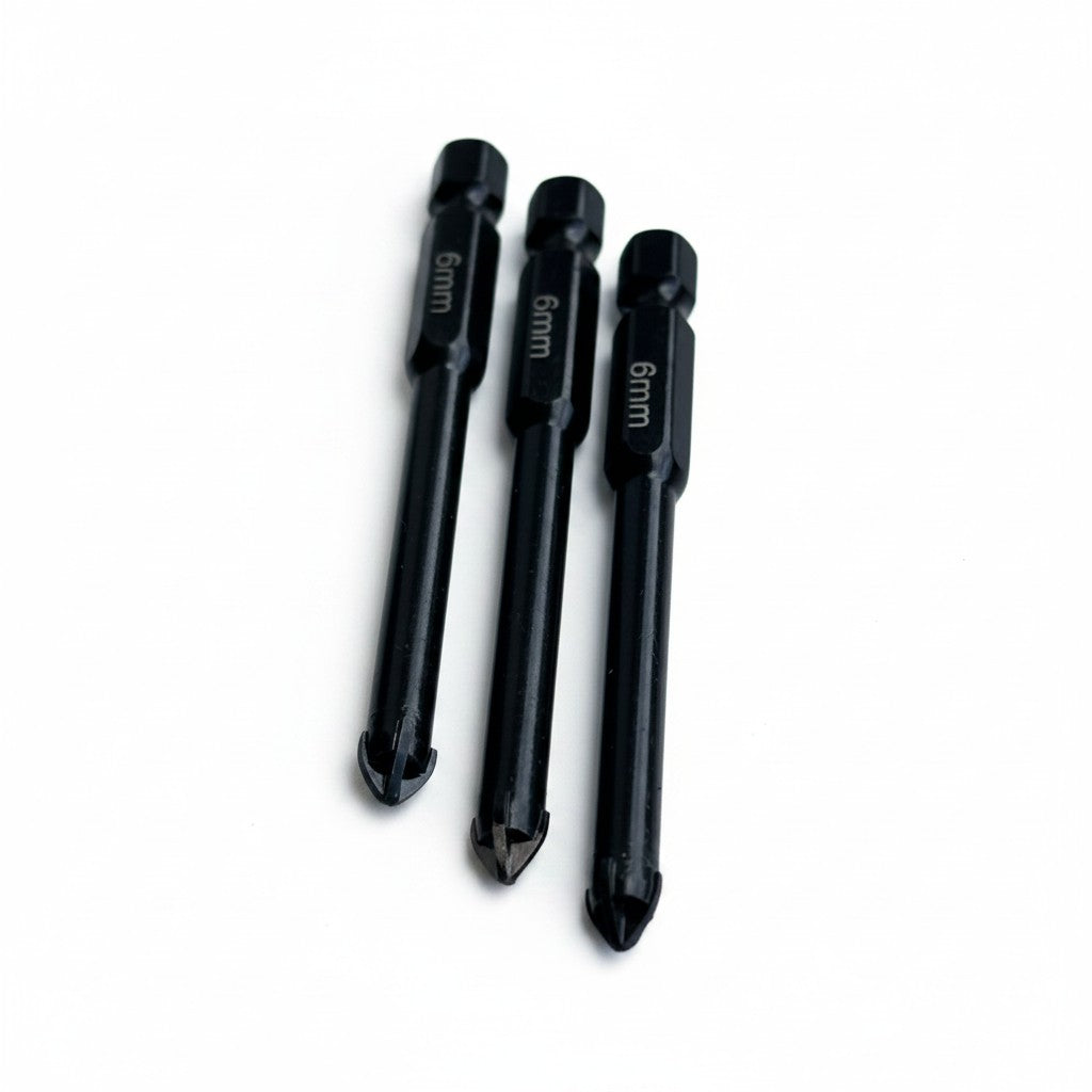 ROOFIFY - Ziegelbohrer Set 6 mm | 10-teilig für Dachziegel Detailansicht