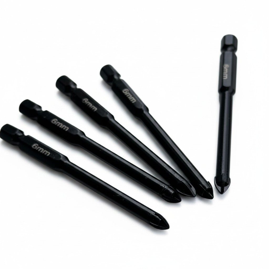ROOFIFY - Ziegelbohrer Set 6 mm | 10-teilig für Dachziegel Detailansicht
