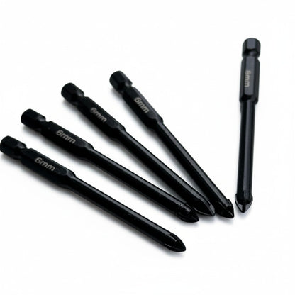 ROOFIFY - Ziegelbohrer Set 6 mm | 10-teilig für Dachziegel Detailansicht