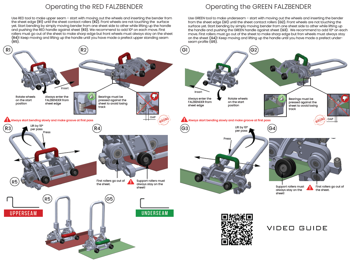 Falz Bender - Das innovative Werkzeug für Dachdecker und Spengler