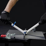 Buschmann TOOLS Mini Winkelfalzschließer 2-in-1 für Stehfalz und Doppelstehfalz Anwendung
