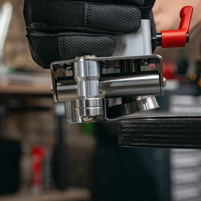 BUSCHMANN TOOLS - Pocket Bender Handabkanter für Bleche, 5-50 mm Einführtiefe, bis 100° Biegewinkel
