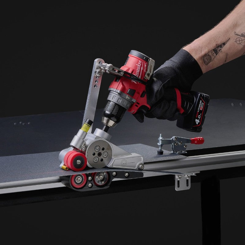 Buschmann Tools Roll Cutter - Blechschneider Anwendung Seitenansicht