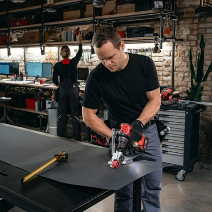 Buschmann Tools Roll Cutter - Blechschneider Anwendung Werkstatt