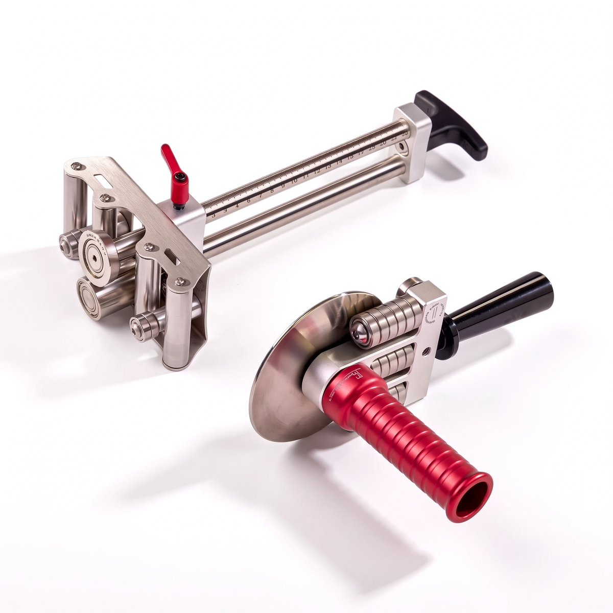 BUSCHMANN TOOLS Blechbiegewerkzeug für Dach und Fassade L-200 mit ergonomischem Griff und Biegerollen.