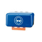 Box für Augenschutz – Standardausführung, blau (23,6 × 12 × 12 cm)