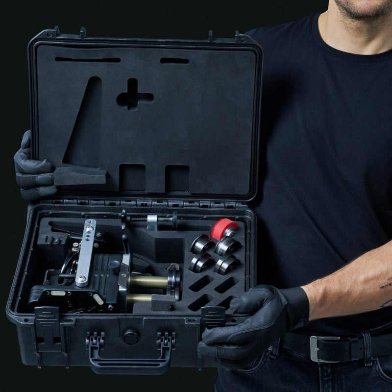 Buschmann Tools Accubeader Mobile Sickenmaschine Transportkoffer Inhalt