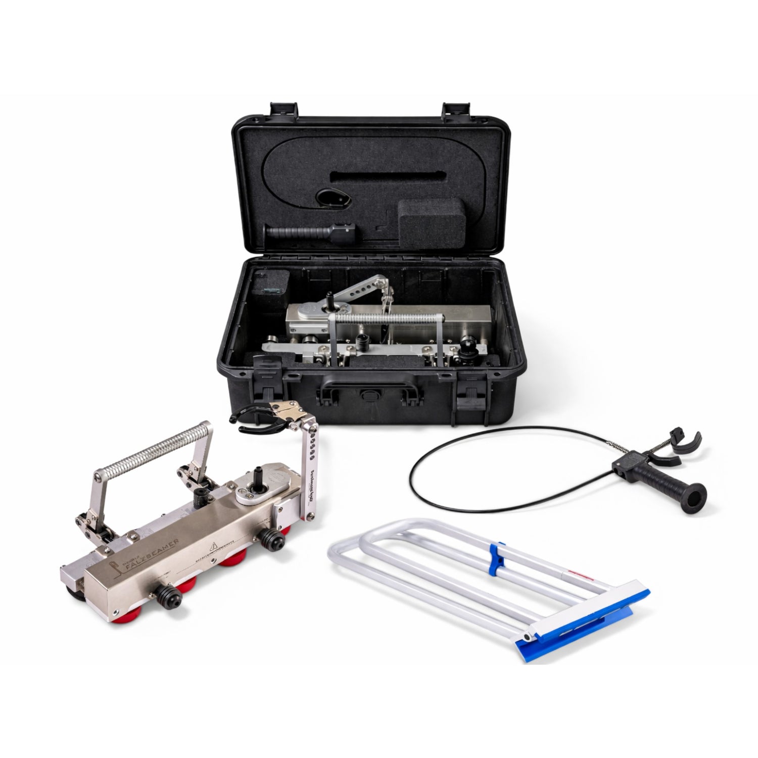 Buschmann Tools Double Falz Seamer & 2/1 Winkelfalzschließer + Fernbedienung mit Koffer im Set