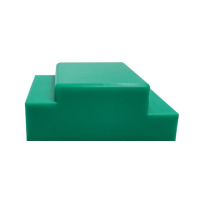 materialschonendes Falzstück 25/35 mm in grün für falzen ohne Kratzer und Rost.