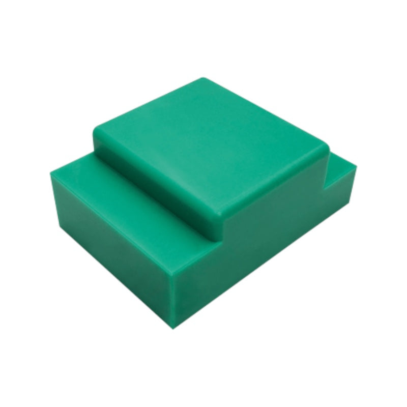 materialschonendes Falzstück 25/35 mm in grün für sauberes und kratzfreies Falzen.