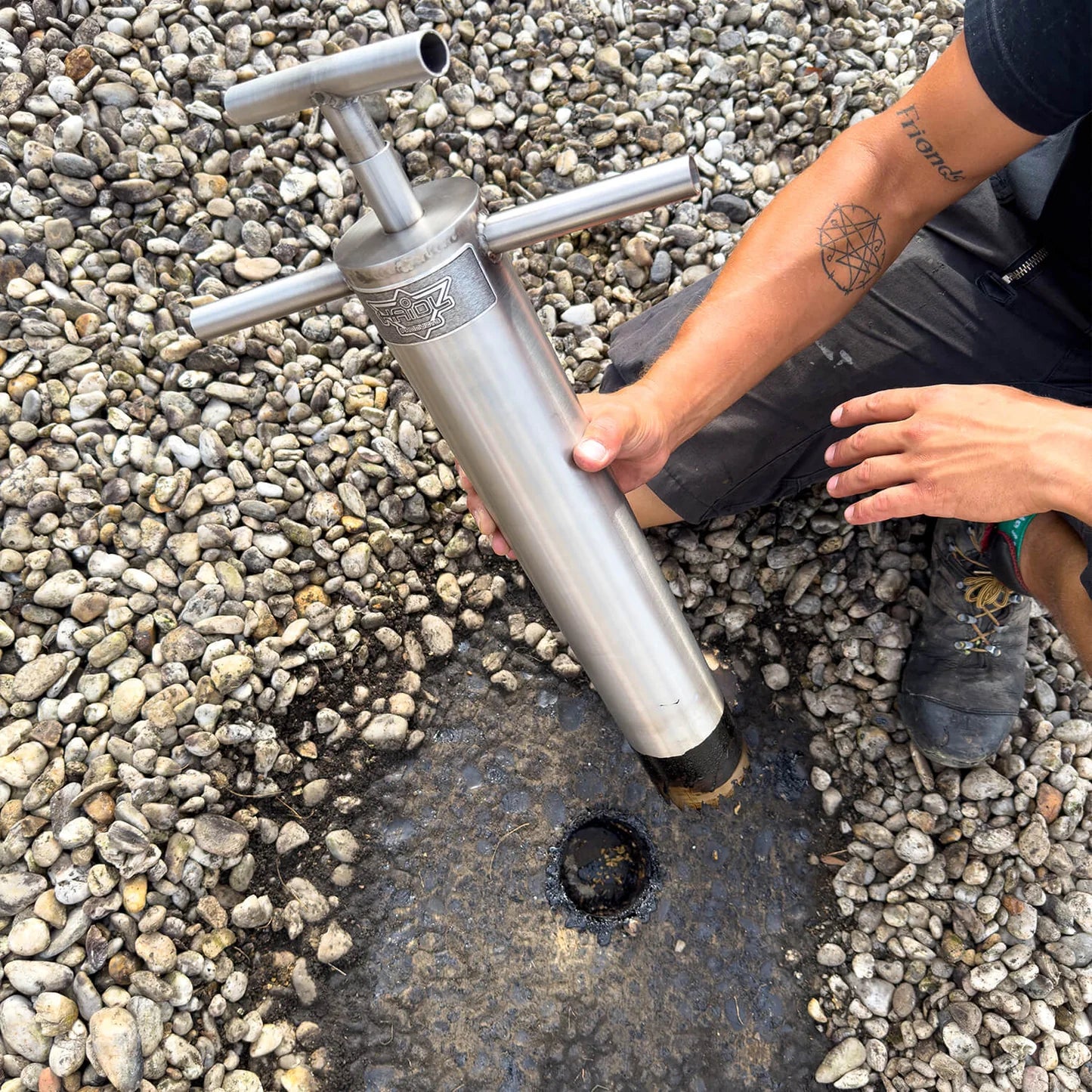 Haidl Flachdachprüfer Anwendung