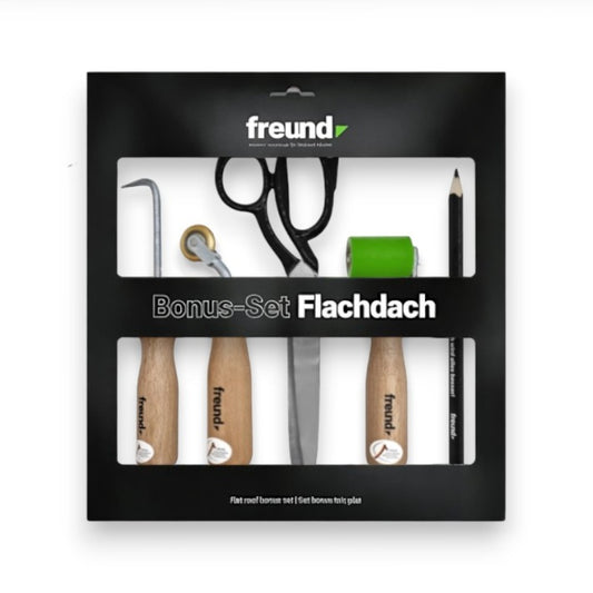 FREUND - Bonus-Set Flachdach | Drücken. Schneiden. Prüfen.