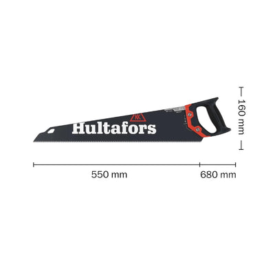 Hultafors HBX Hand Saw – Professional Hand Saw with 3-Phase Tooth Design