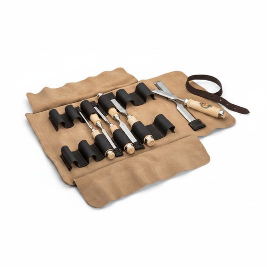 KIRSCHEN - Stechbeitelsatz 6-tlg. mit Ledertasche