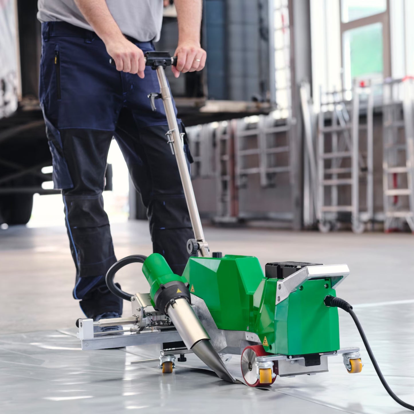 LEISTER - VARIANT 700 High-Speed Schweißautomat Anwendung Folie Innenbereich