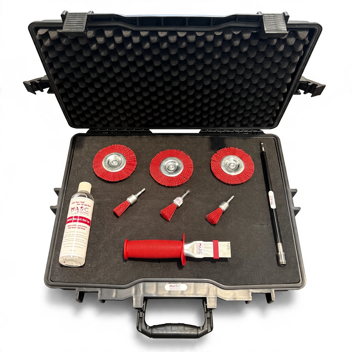 MASC - Blechschleifbürsten- | Aufrau-Set
