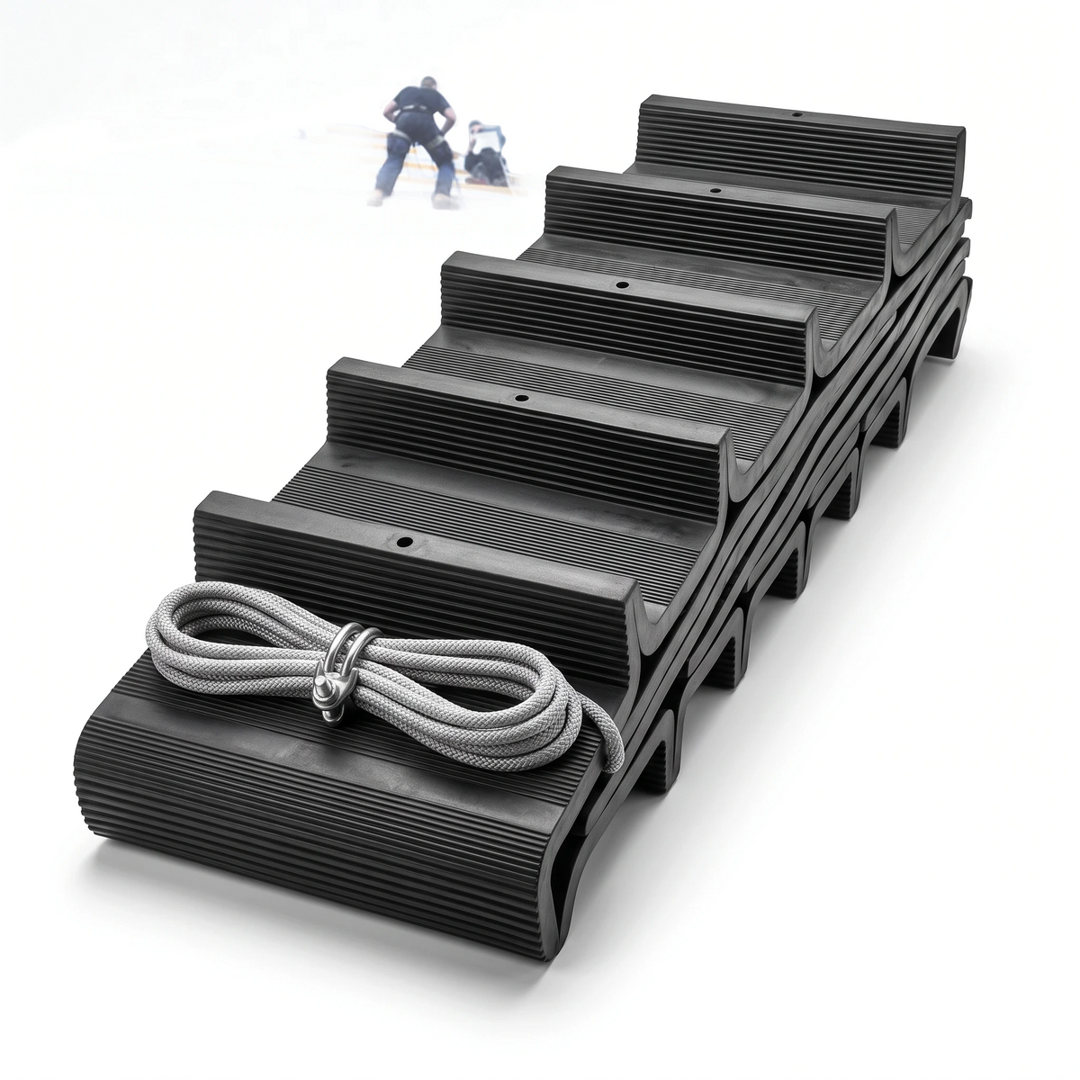 MASC - Flexible Dachleiter mit ergonomischen, rutschfesten Stufen und modularer Konstruktion, ideal für steile Dächer.