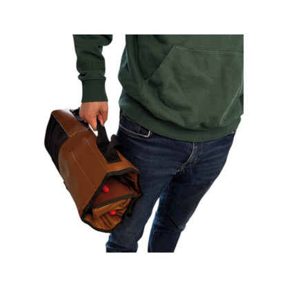 MASC Werkzeugset mit Lederrolltasche zusammengerollt