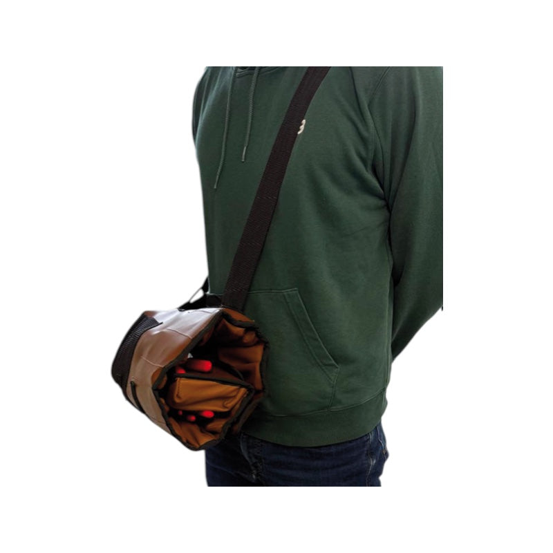 MASC Werkzeugset mit Leder Rolltasche umhängen