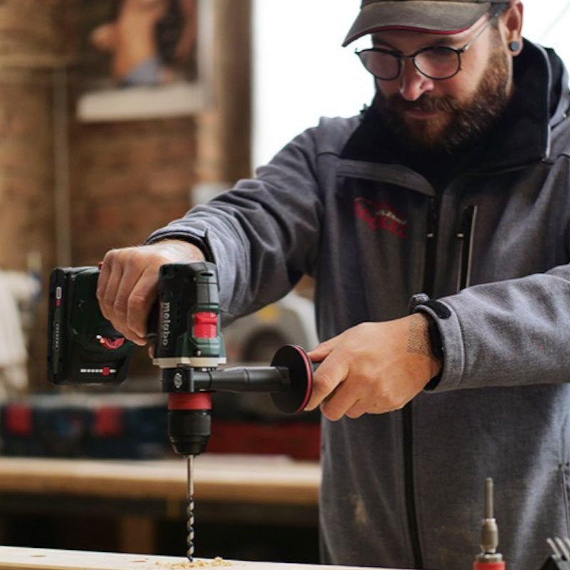 Prebena Holzbau Set PKT Hybrid-Nagler, Handkreissäge, Akku-Bohrschrauber Anwendung