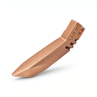 Sievert Pro Copper Bit DuoTech 500 g, winkelverstellbarer Kupferlötkolben-Aufsatz, ergonomische Kupferspitze.