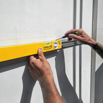 STABILA - Teleskop-Wasserwaage Type 80 T Anwendung