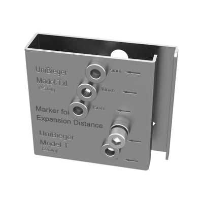 UniBieger – UniMaker | Herramienta de marcado para la distancia del alero en cubiertas de junta alzada