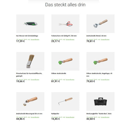 freund Starterset Flachdach Übersicht Inhalt