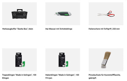 FRIEND - Flat Roof Starter Set, 13-piece, with ErgoWheel