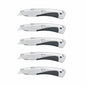 Freund - SILVER-KNIFE MIT SCHIEBEKLINGE UND KÖCHER_5er_Set